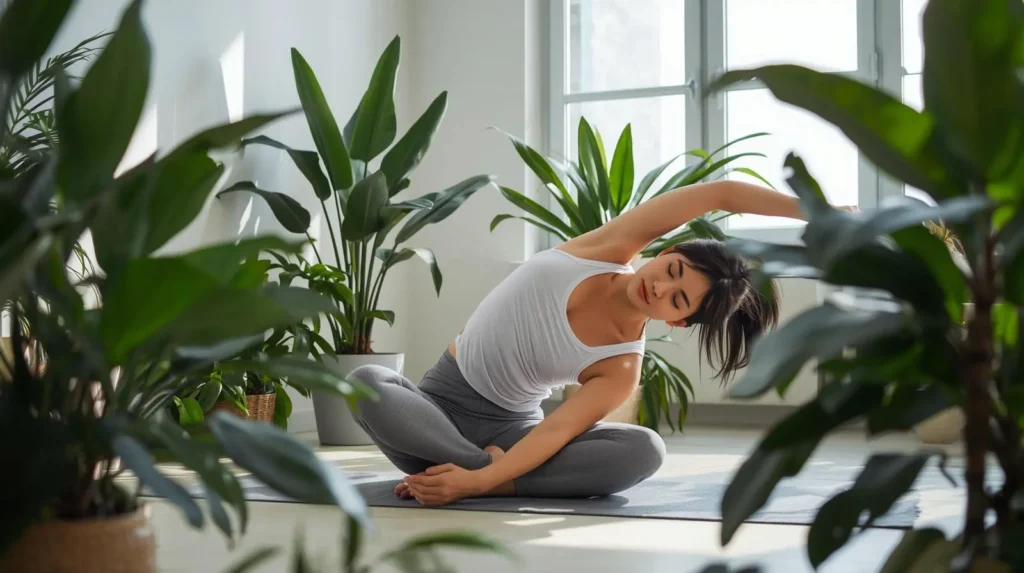 gentle stretching routine for women’s daily self care